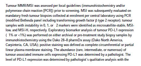 checkmate142临床研究采用荧光PCR-毛细管电泳法进行MSI验证_微卫星不稳定（MSI）检测的位点如何选择？_阅微基因
